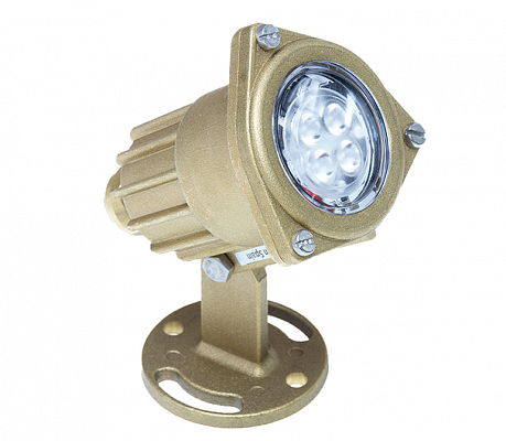 BRASS DICHROIC HOUSING LED RGBW 12W/12-24V - 1